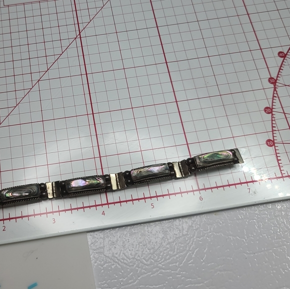 Vintage Taxco Sterling/Abalone Reveriano Castillo - Picture 2 of 8